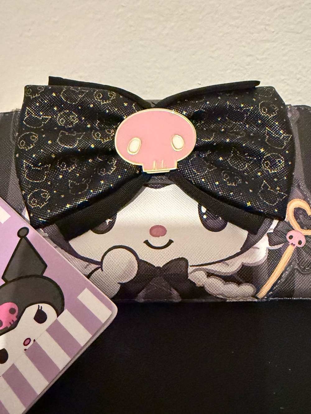 Loungefly Sanrio Kuromi 20th Anniversary Flap Wallet NWT